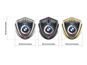 BMW Emblema Metallico Badge Stile Lussuoso Lega Metallica